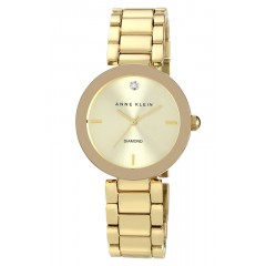 Anne Klein Mirror Bezel Bracelet Watch